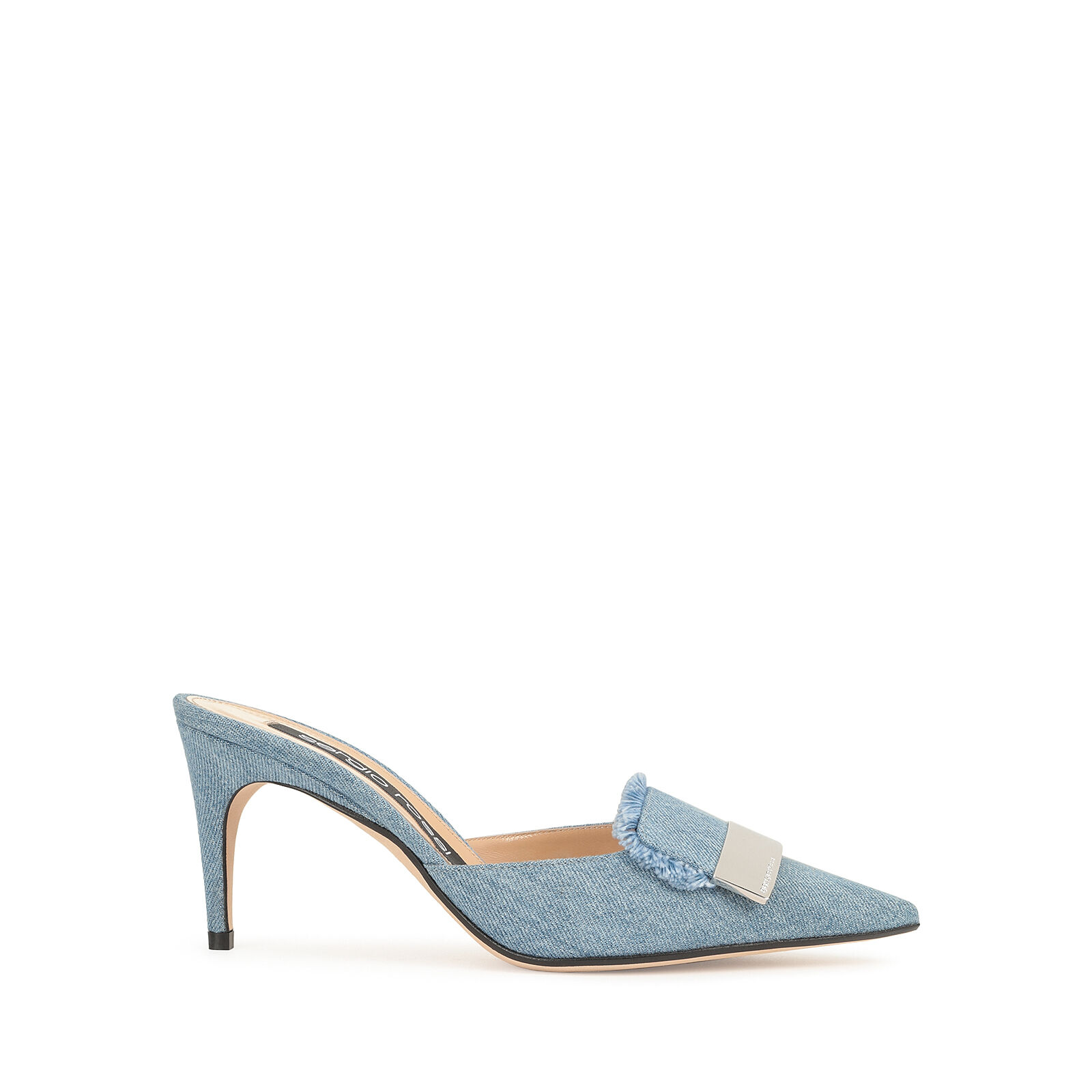 Blue Heel height 75mm sr1 Sergio Rossi