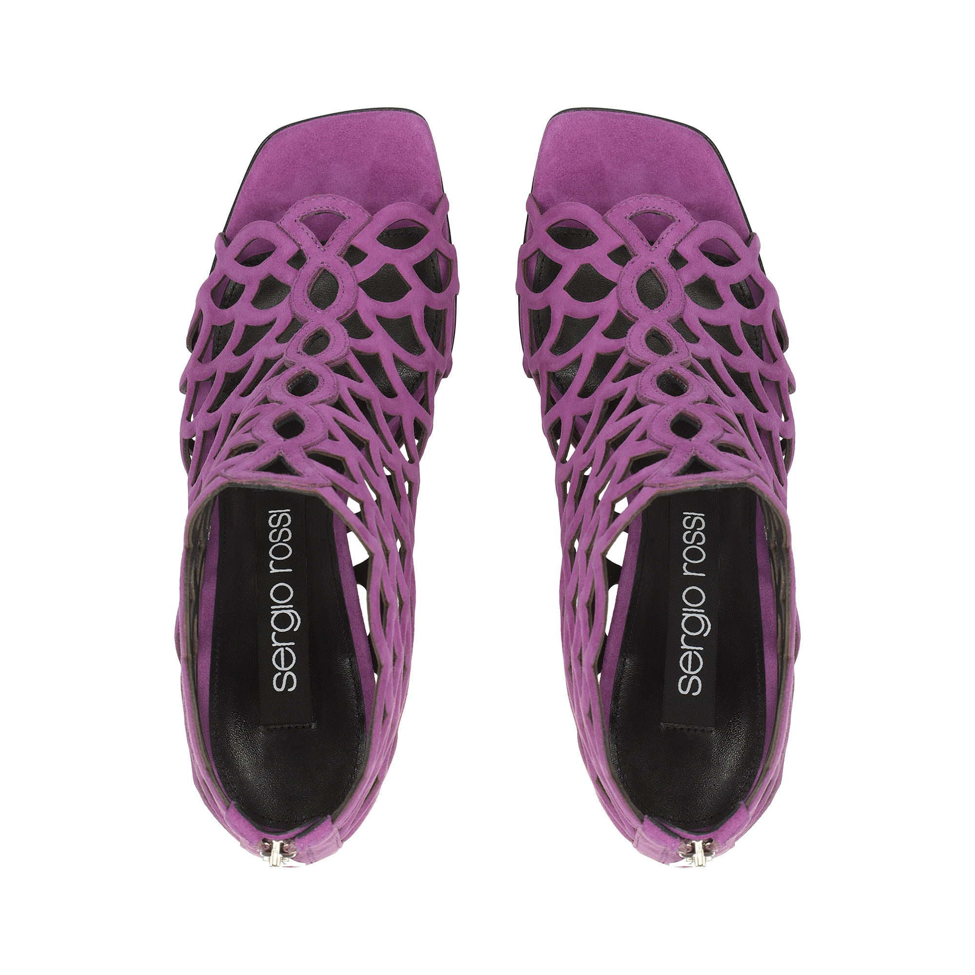 Sandalen violet Hohe Absatze 100mm sr Mermaid Sandals Buganvilia Sergio Rossi