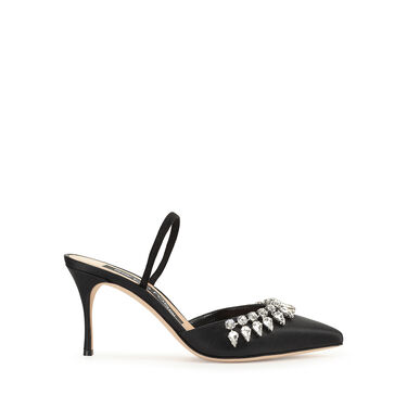 Slingbacks Schwarz Absatzhöhe: 75mm, Godiva - Slingbacks Black 2