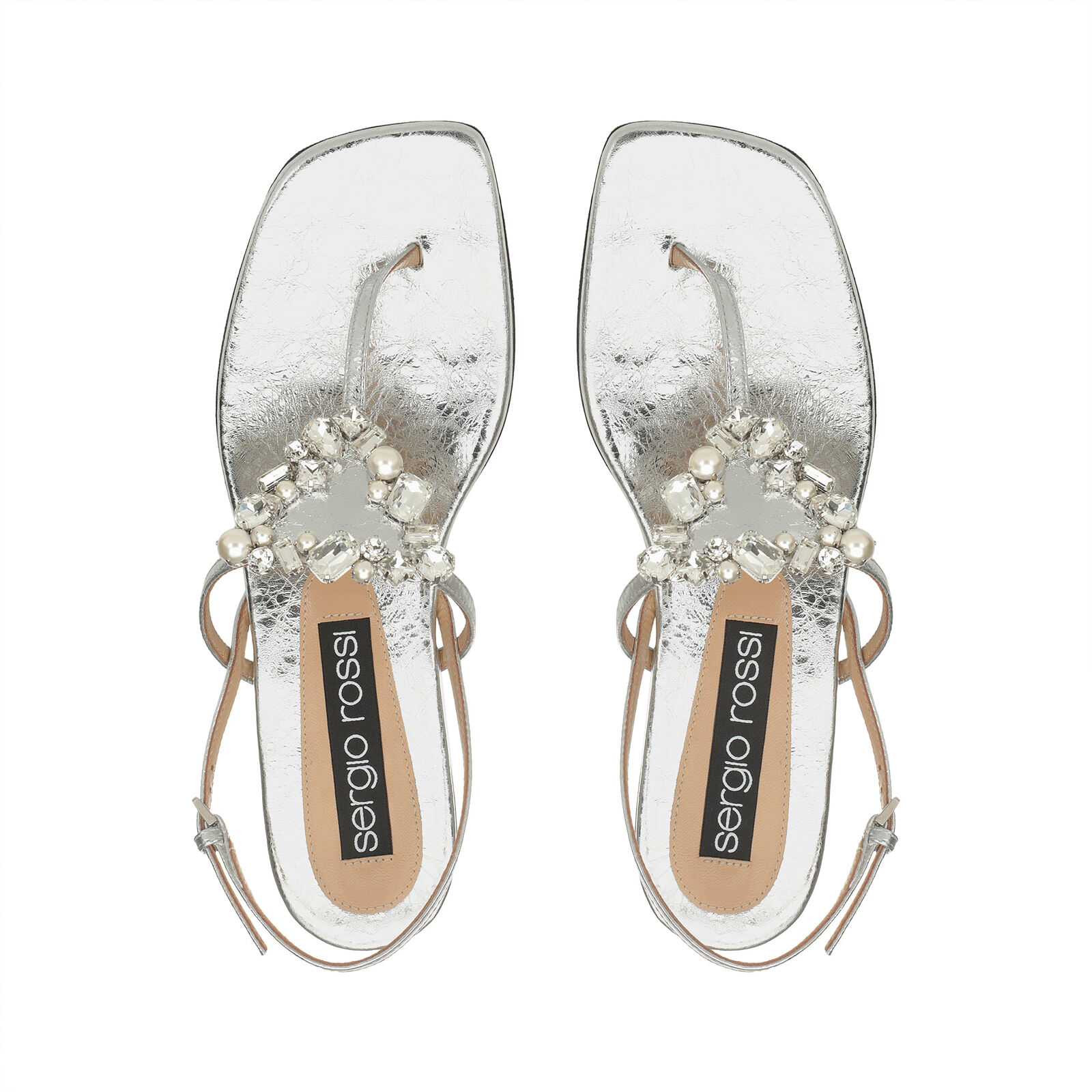 sr Godiva Precious - Flat sandals Silver, 3