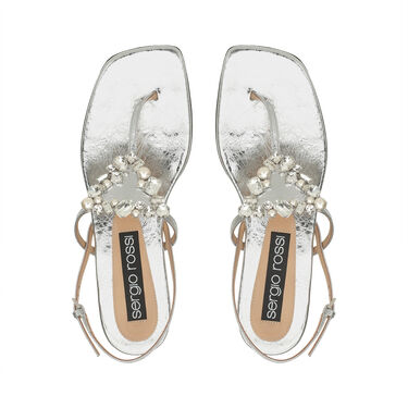 sr Godiva Precious - Flat sandals Silver, 3