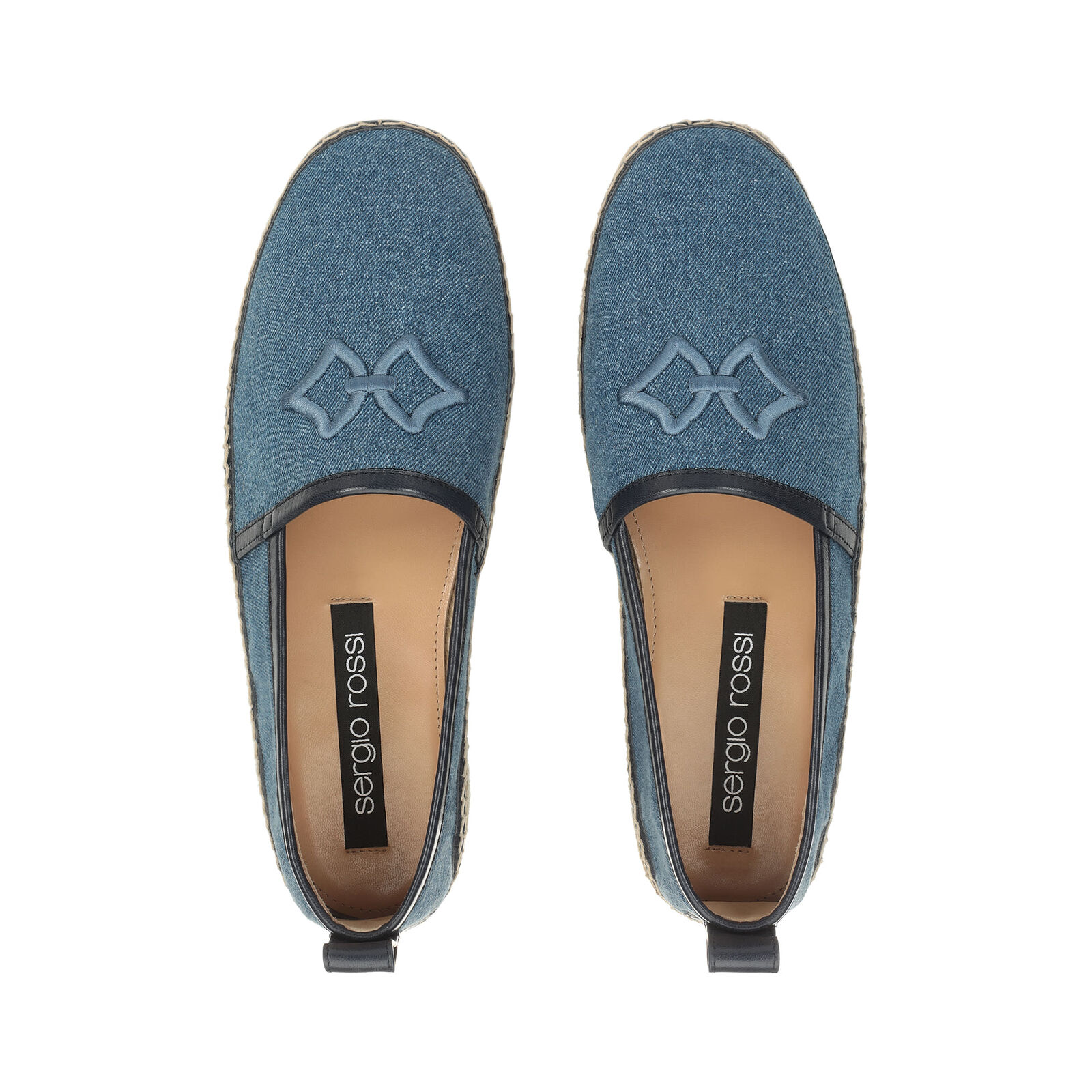 sr Sea Scale Embroidery - Loafers Indigo, 3