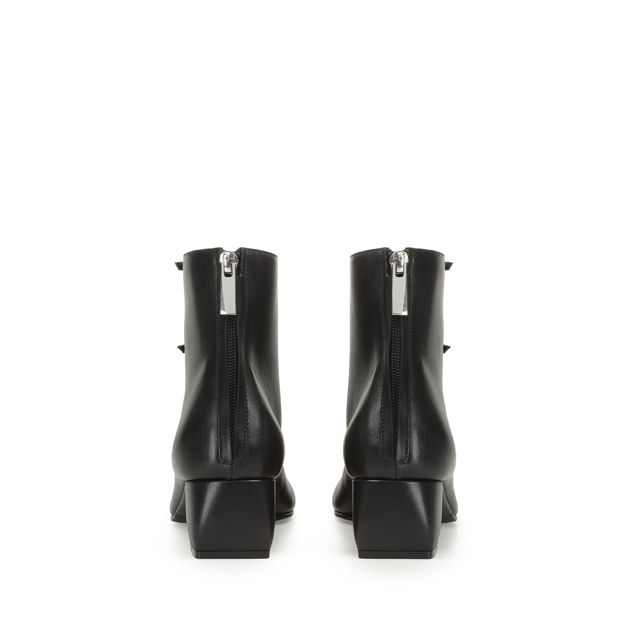 グランド牧場 セレクトセール SI 45mm, heel: Low Black Booties ROSSI Black Booties - 靴