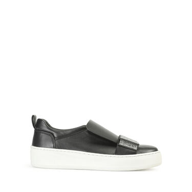 Baskets Noir Talon plat: 5mm, sr1 Paris - Sneakers Black 2