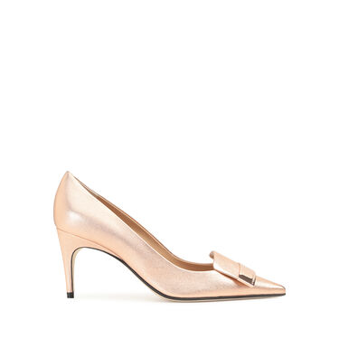 Pumps Pink Mid heel: 75mm, sr1  - Pumps Oro Rosa 2