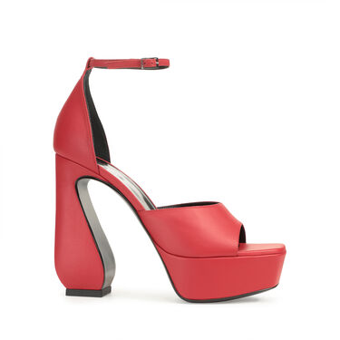 Sandals Red High heel: 90mm, SI ROSSI - Sandals Carminio 2