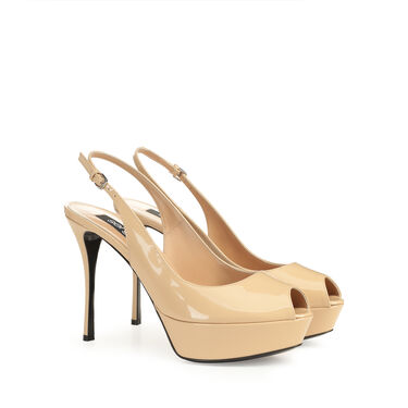 Sandales Beige Talon moyen: 75mm, sr Godiva Platform - Sandals Soft Skin 2