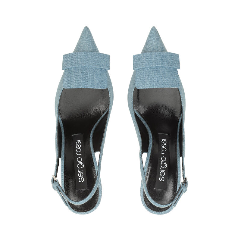 sr1 - Slingbacks Blue