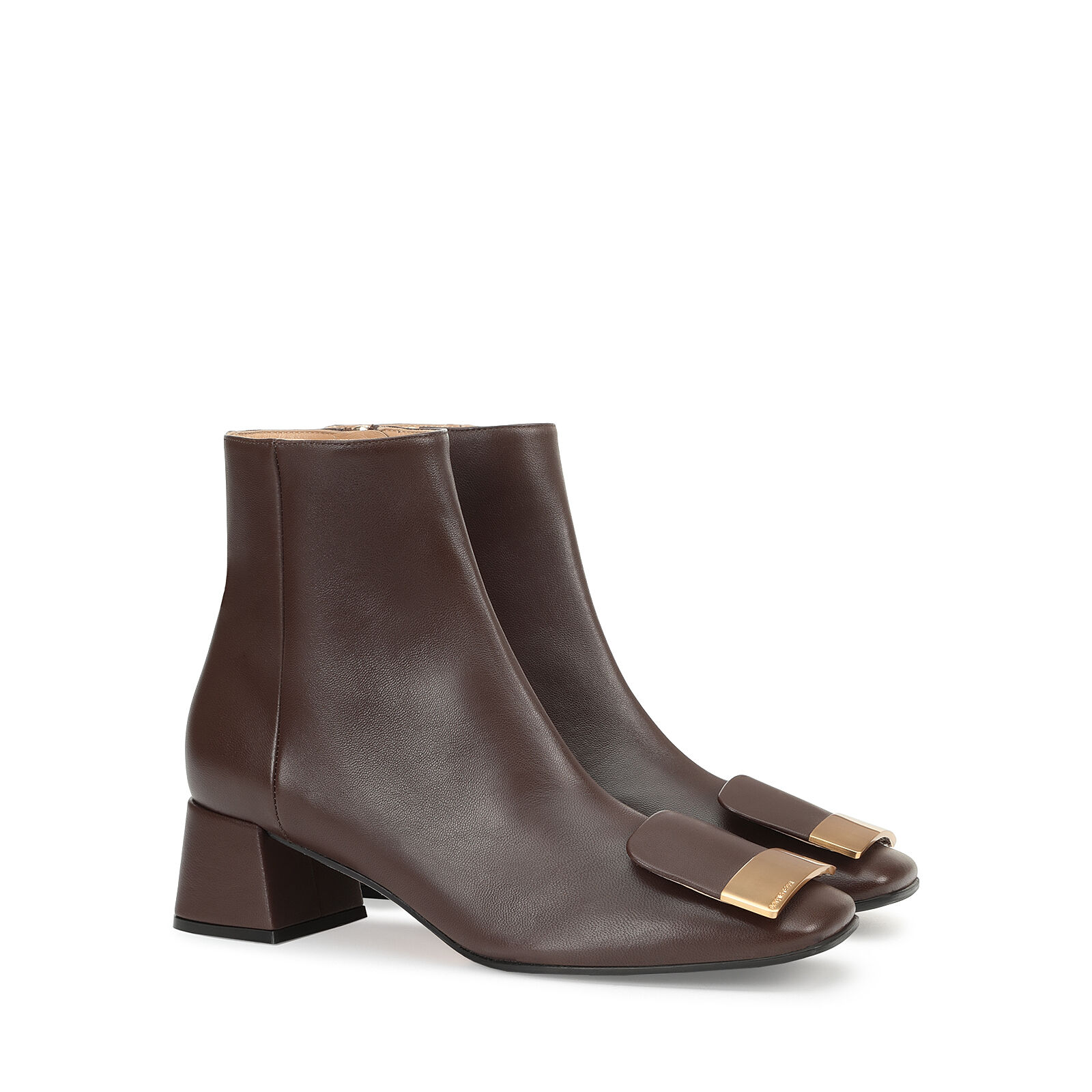 Booties Brown Heel height: 45mm, sr1 | Sergio Rossi