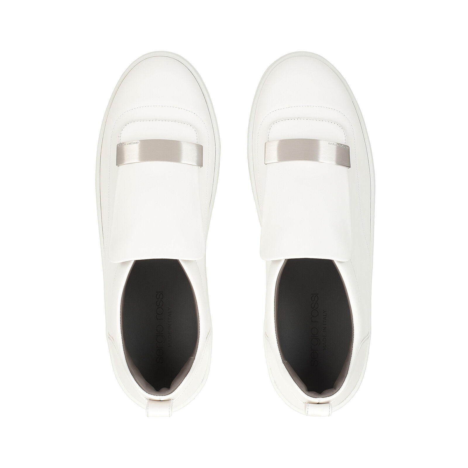 Sneakers White Flat sr1 Addict Sneakers White Sergio Rossi