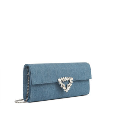 Pochette Blue , Precious - Clutch Indigo 2