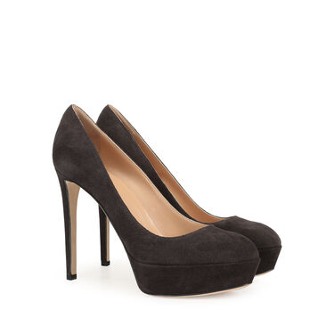 Escarpins Noir Talon haut: 90mm, Manhattan - Pumps Gris Noir 2