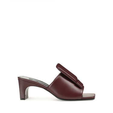 Sandals Red Mid heel: 60mm, sr1 - Sandals Wine 1