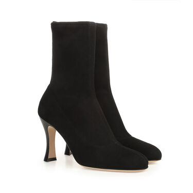 ブーティ ブラック ハイヒール: 90mm, sr Tara  - Booties Black 2