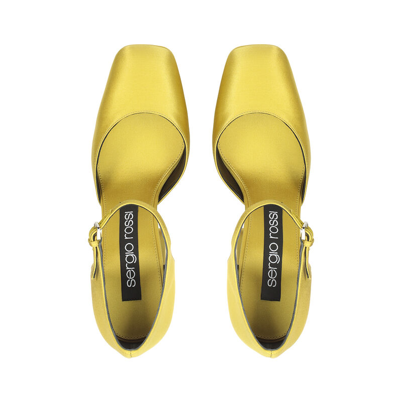 sr Alicia  - Platform Pumps Chartreuse