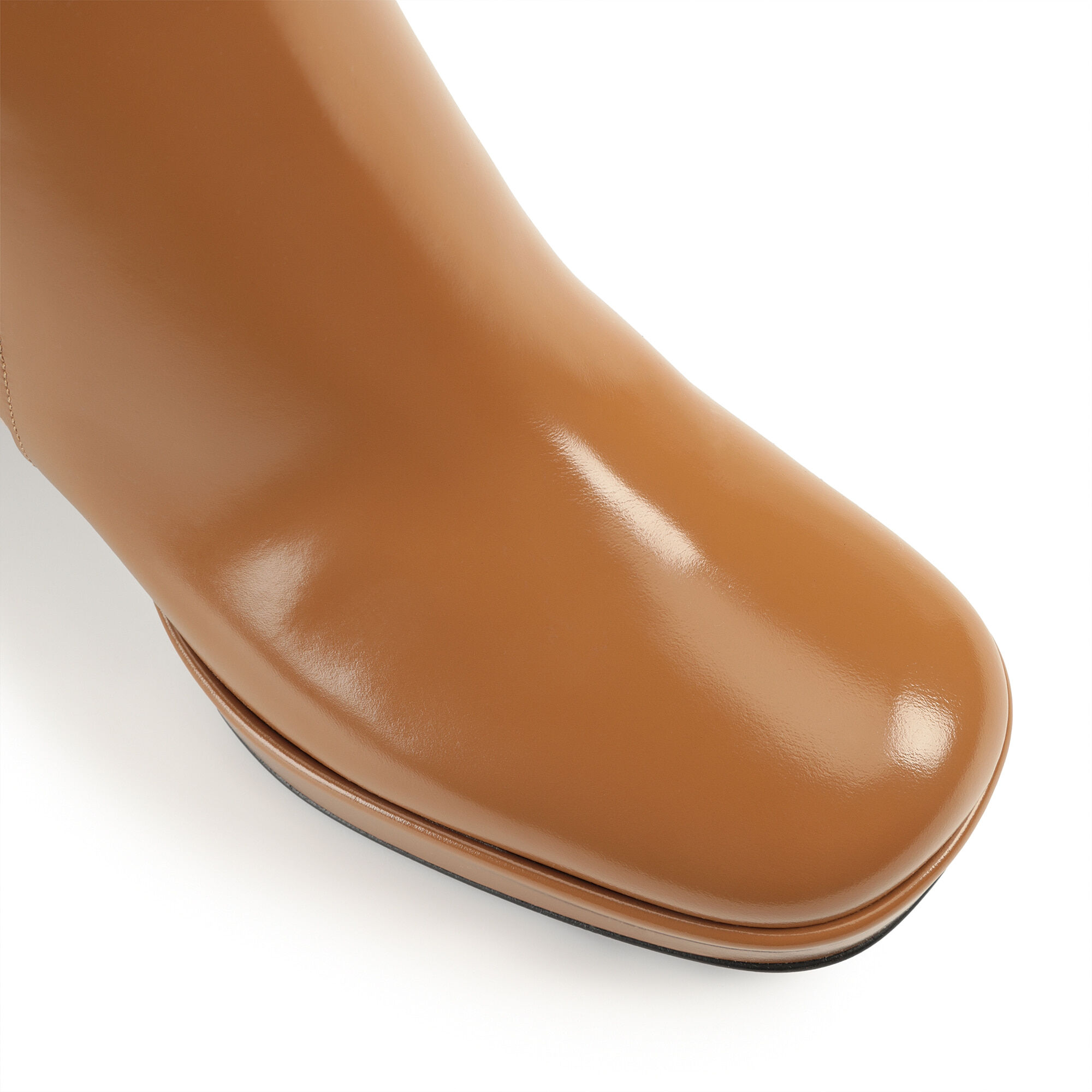 Booties Brown Mid heel: 75mm, sr Nora - Booties Tabacco