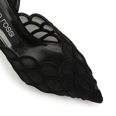 sr Mermaid - Slingbacks Black, 4