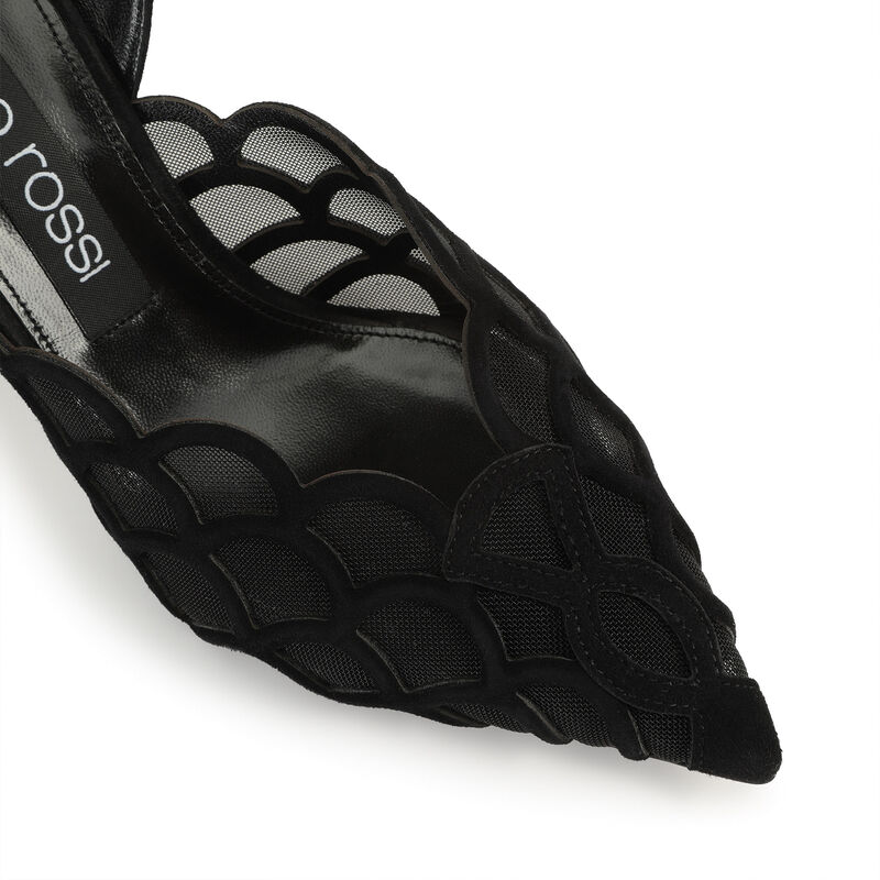 sr Mermaid - Slingbacks Black