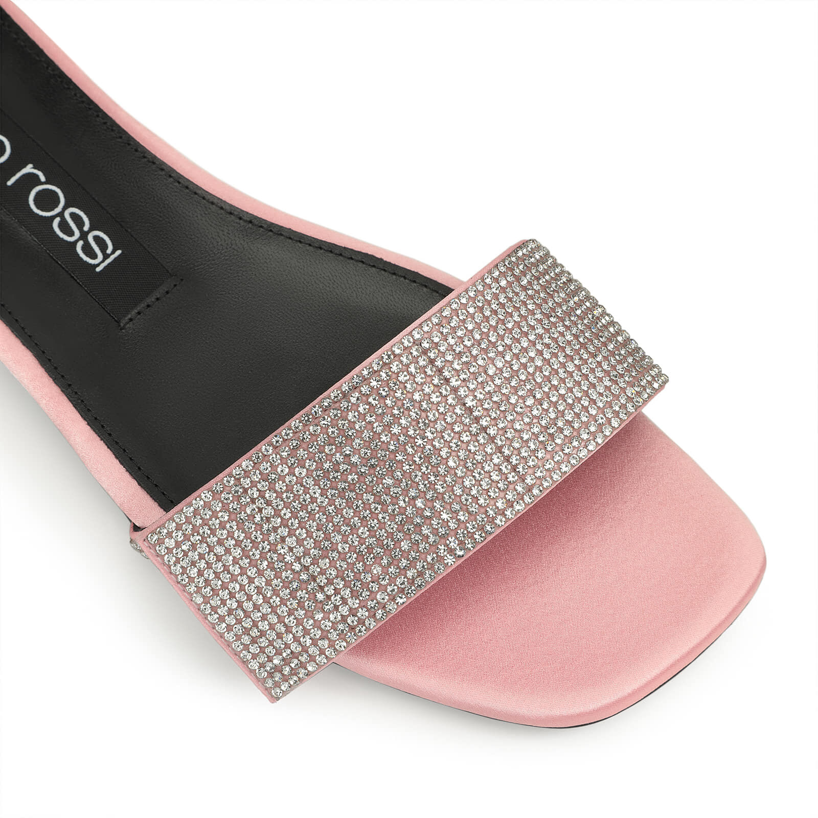 Pink velvet slides outlet