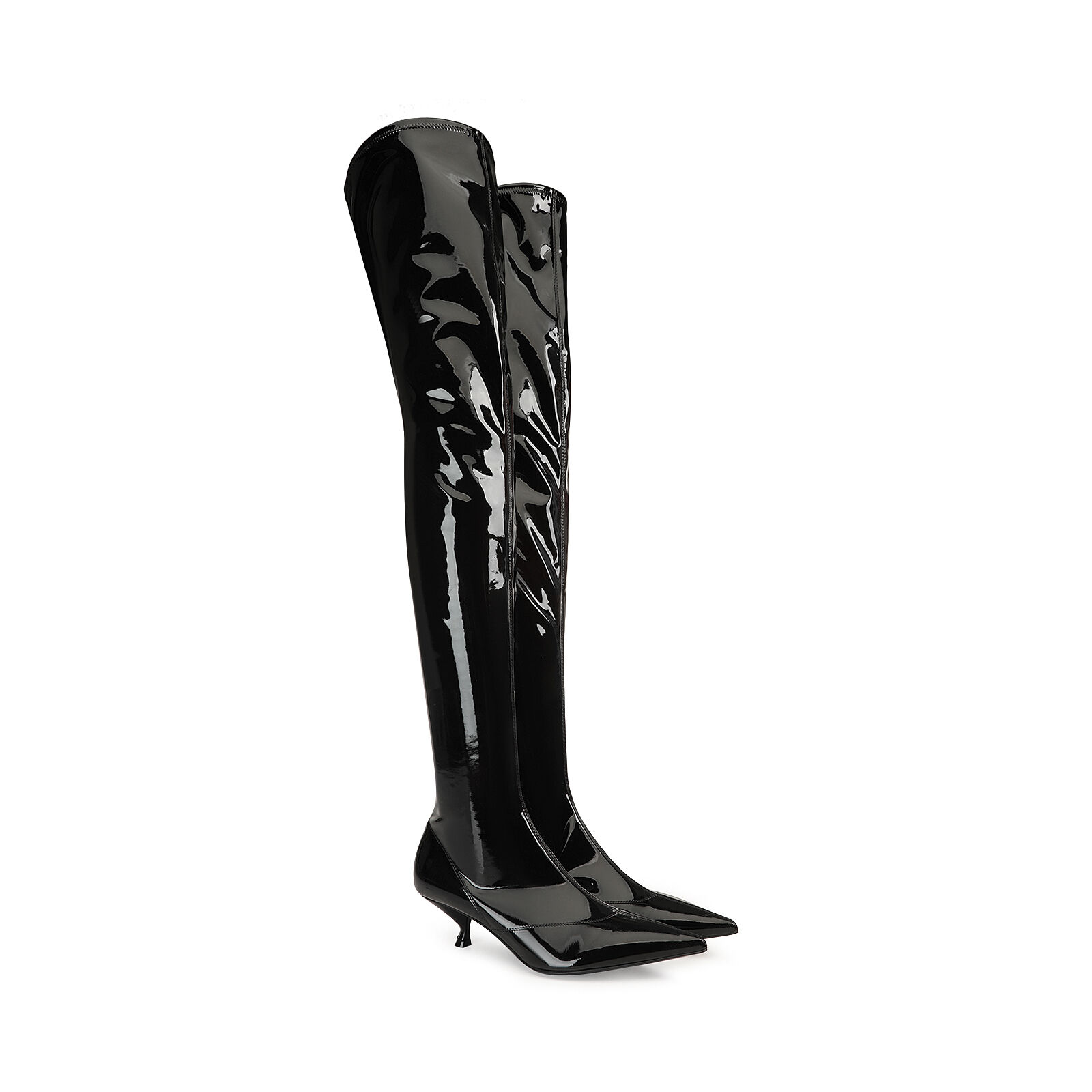 Boots Black Low heel: 45mm, sr Halima | Sergio Rossi