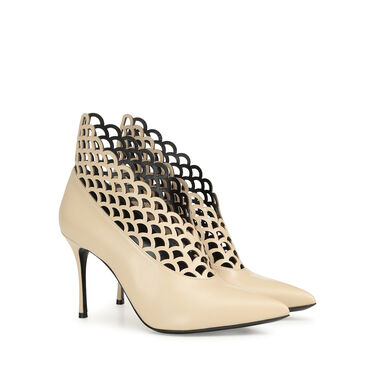 Booties Beige High heel: 90mm, sr Mermaid - Booties Chalk 2