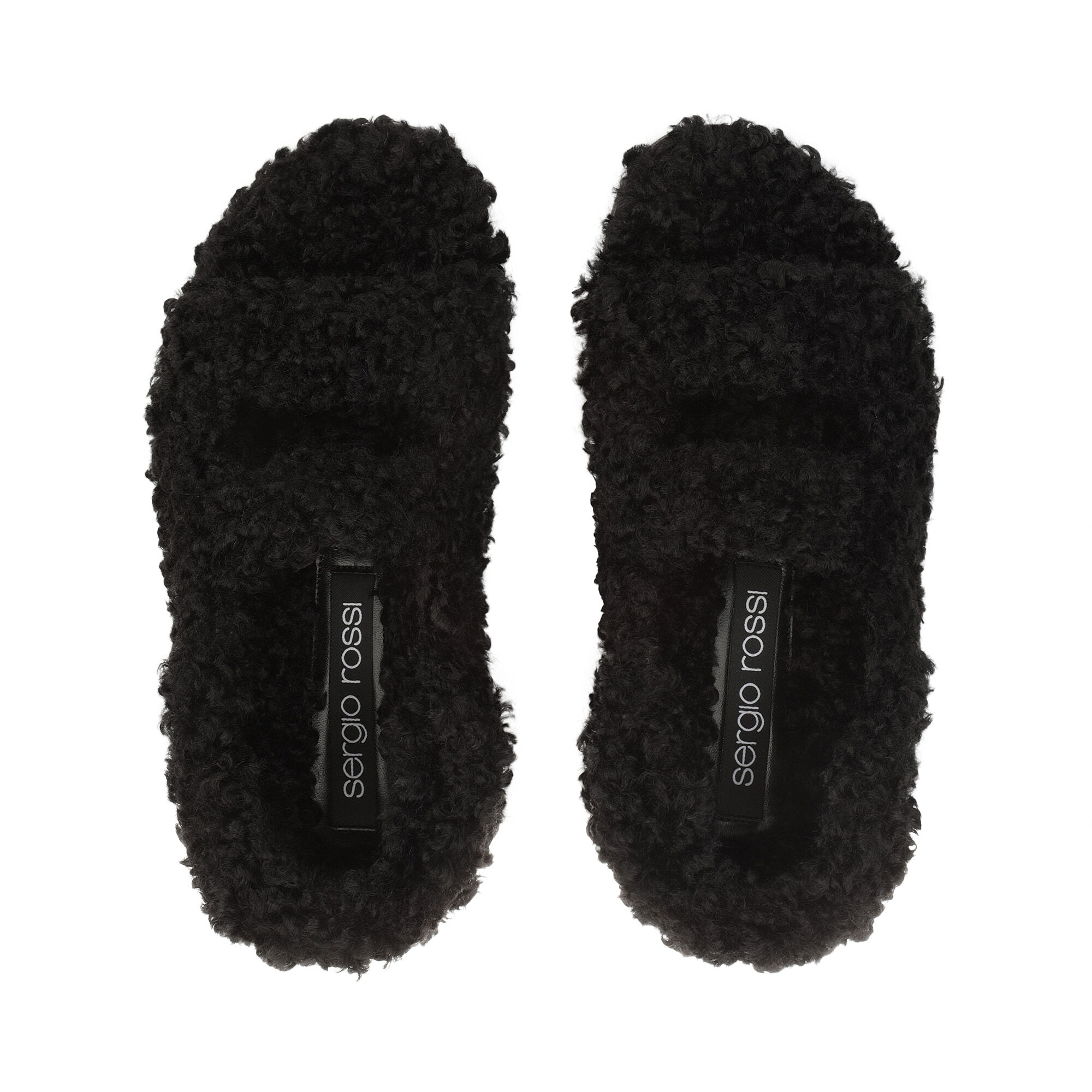 サンダル ブラック フラット, sr Muppet - Flat sandals Black | Sergio Rossi