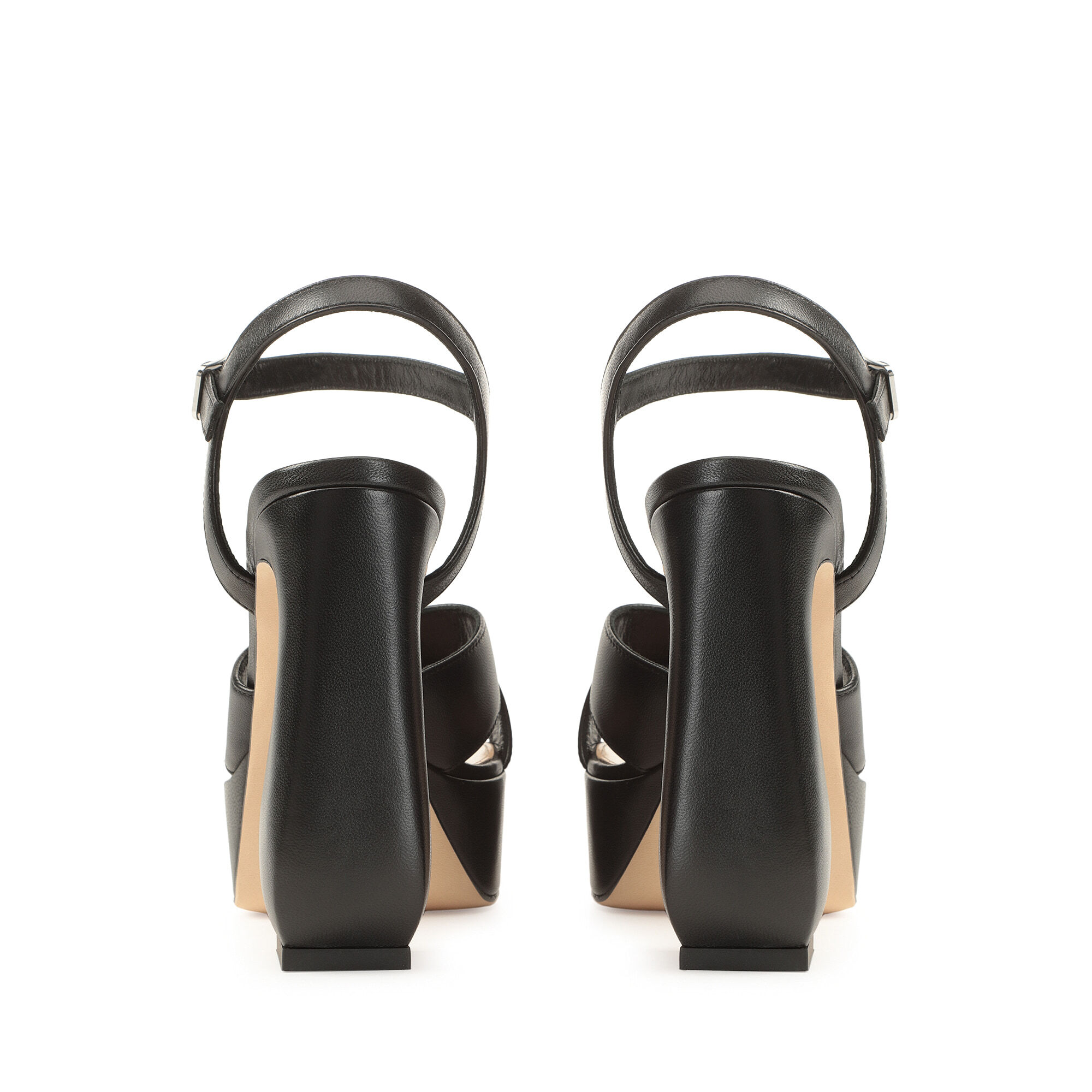 ★SS25新作★Sergio Rossi★sr SI ROSSI Sandals Blackサンダル Sandals Black High heel: 90mm, sr SI ROSSI - Sandals Black