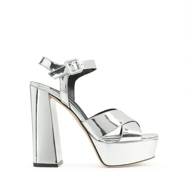 Sandales Gris Talon haut: 90mm, sr Alicia Platform - Sandals Argento 2