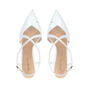 Bon ton - Slingbacks Bianco, 3