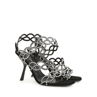 Sandales Noir Talon haut: 100mm, sr Mermaid - Sandals Black 2