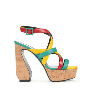 Sandals Green High heel: 90mm, SI ROSSI - Sandals Kentia 2