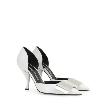 Pump White High heel: 90mm, sr Miroir  - Pumps White 2