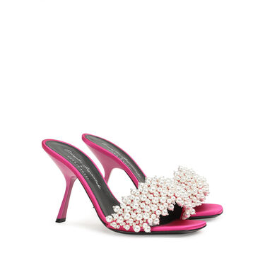Sandals Pink High heel: 100mm, Evangelie - Sandals Magenta 2
