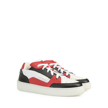 Sneakers Red Flat, sr1 Addict - Sneakers Rosso 2