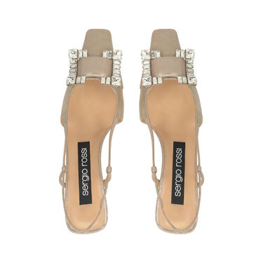 sr Twenty - Slingbacks Platino, 3