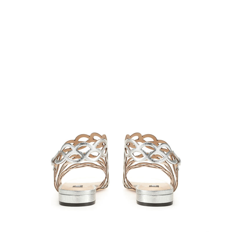 sr Mermaid - Flat sandals Silver