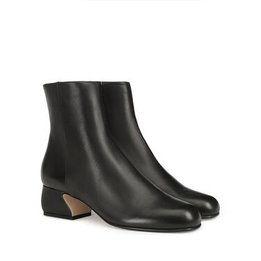 Bottines Noir Petit talon: 45mm, SI ROSSI - Booties Black 2