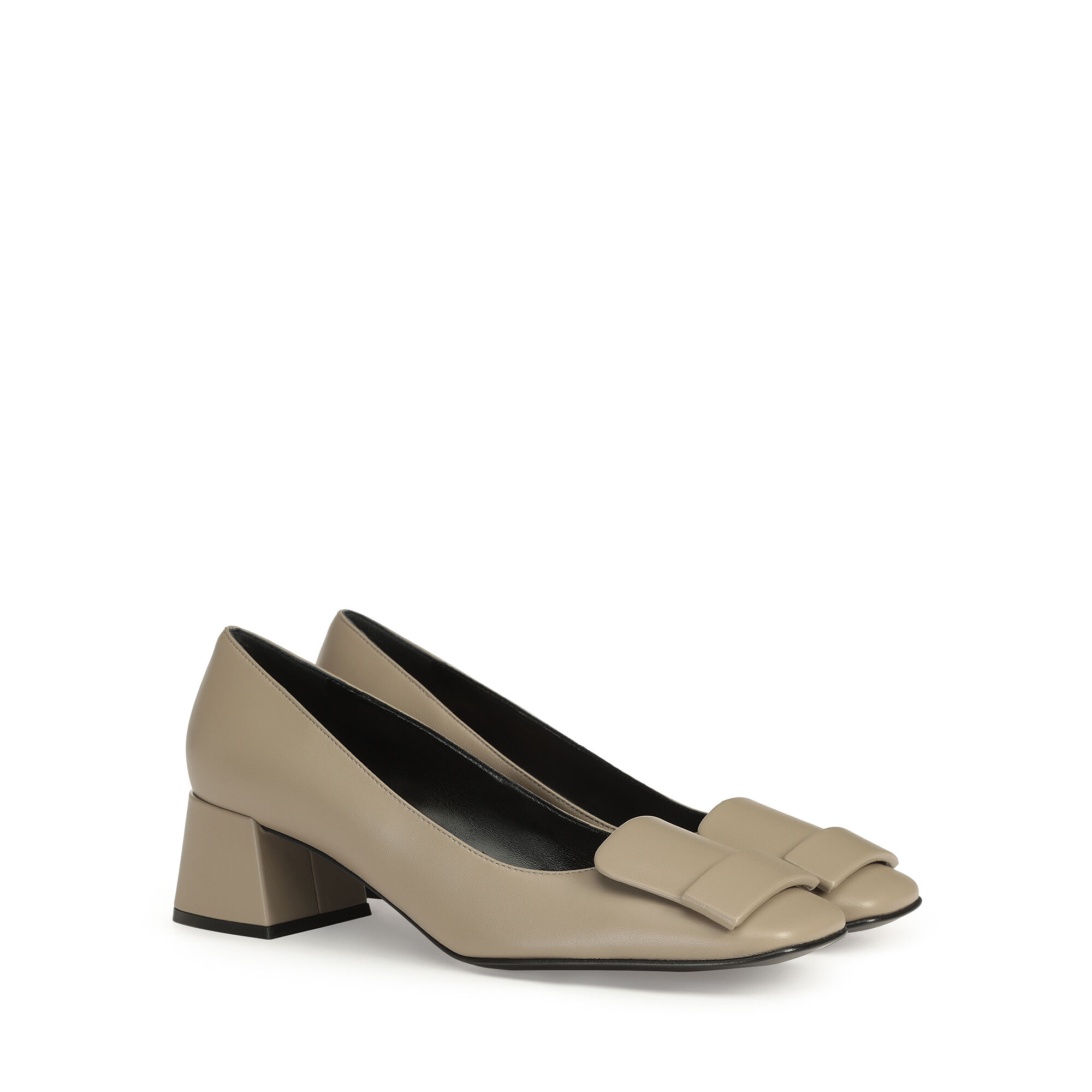 パンプス グレー ローヒール: 45mm, sr1 - Pumps Taupe | Sergio Rossi