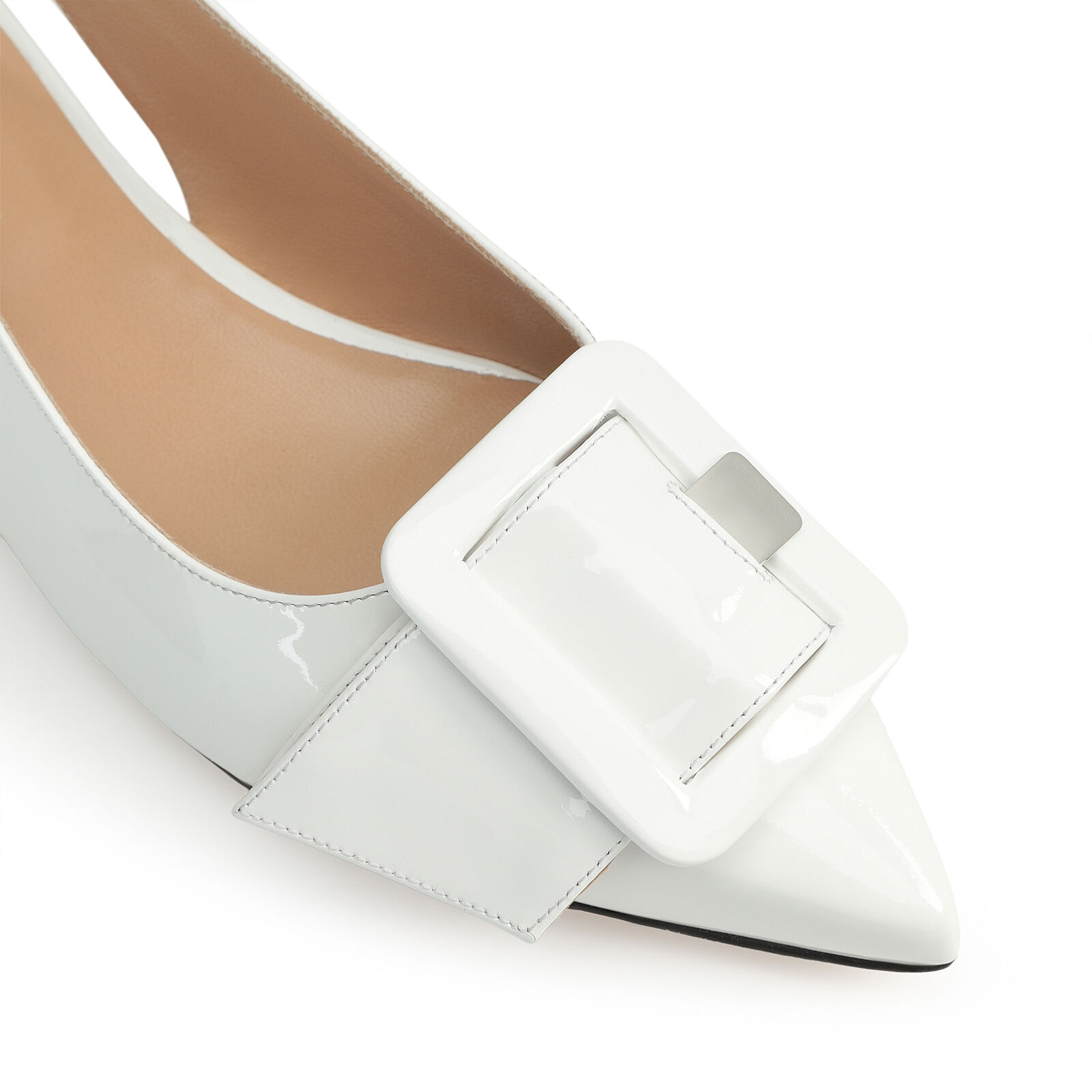 Slingbacks White Flat: 10mm, Sr Milano Mia | Sergio Rossi