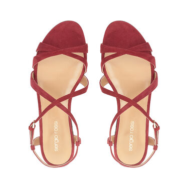 Bon ton - Sandals Deep Red, 3