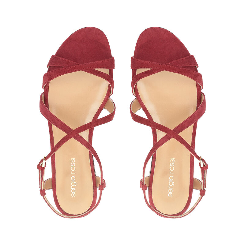 Bon ton - Sandals Deep Red