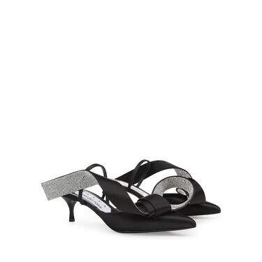 Sandals Black Mid heel: 50mm, Area Marquise - Sandals Black 2