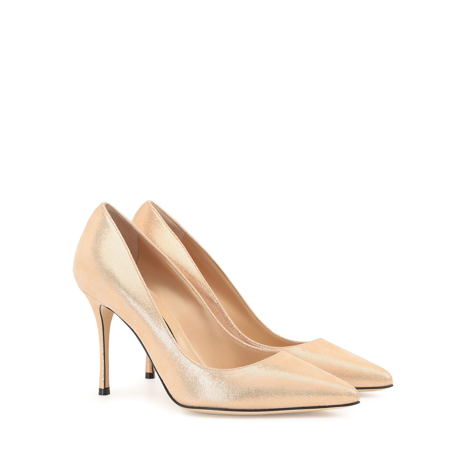 Pumps Pink High heel 90mm Godiva Pumps Cipria Sergio Rossi