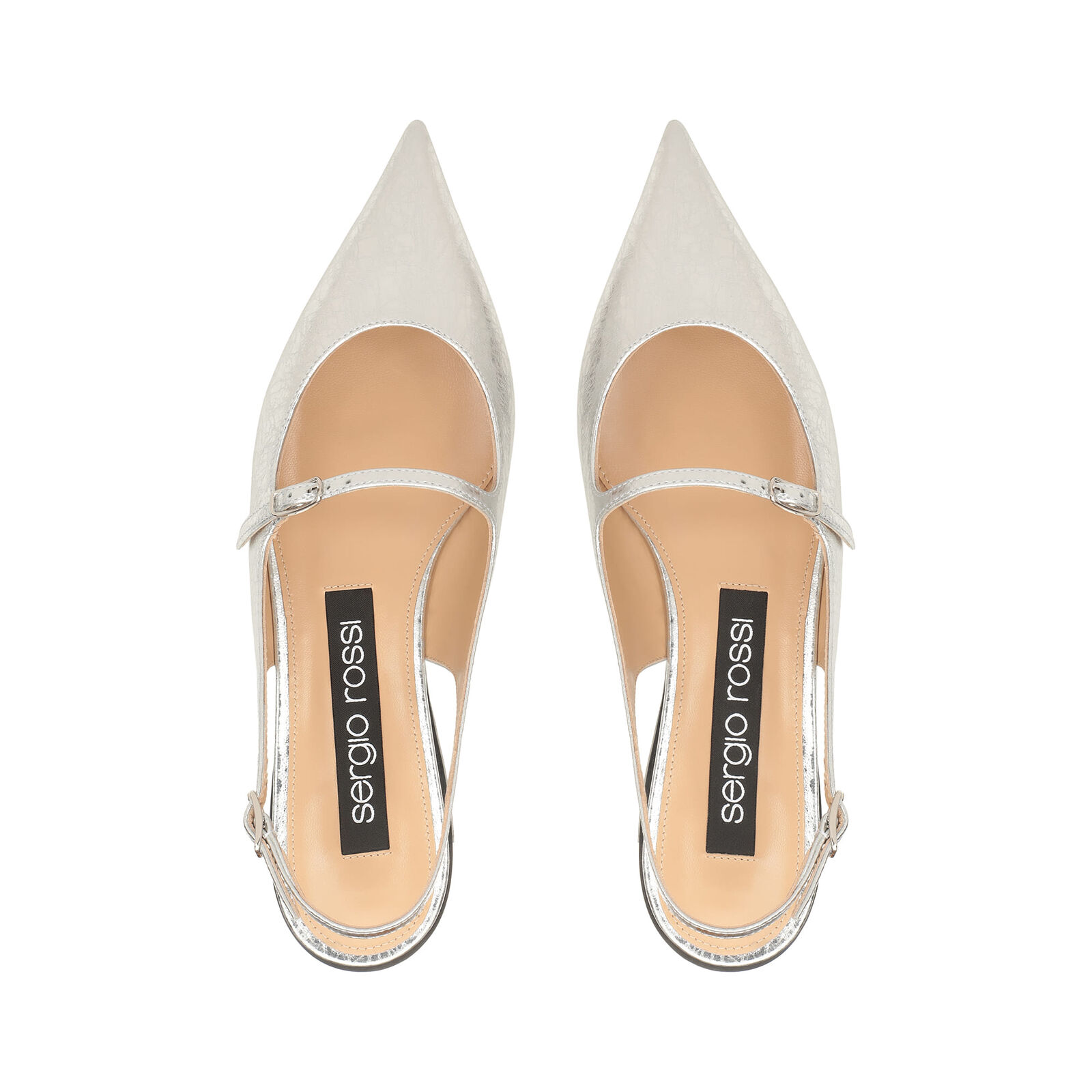 Godiva - Slingbacks Silver, 3