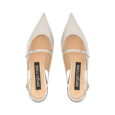 Godiva - Slingbacks Silver, 3