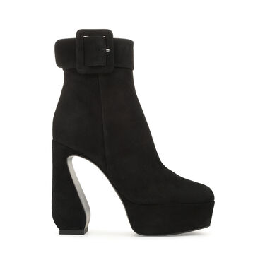 Bottines Noir Talon haut: 85mm, SI ROSSI - Booties Black 2