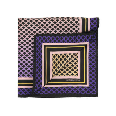 Foulard violet Dimensioni: 55x55 cm, Mermaid Foulard -  Iris 2