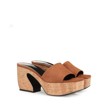 Sandals Brown Low heel: 45mm, SI ROSSI - Sandals Garam 2