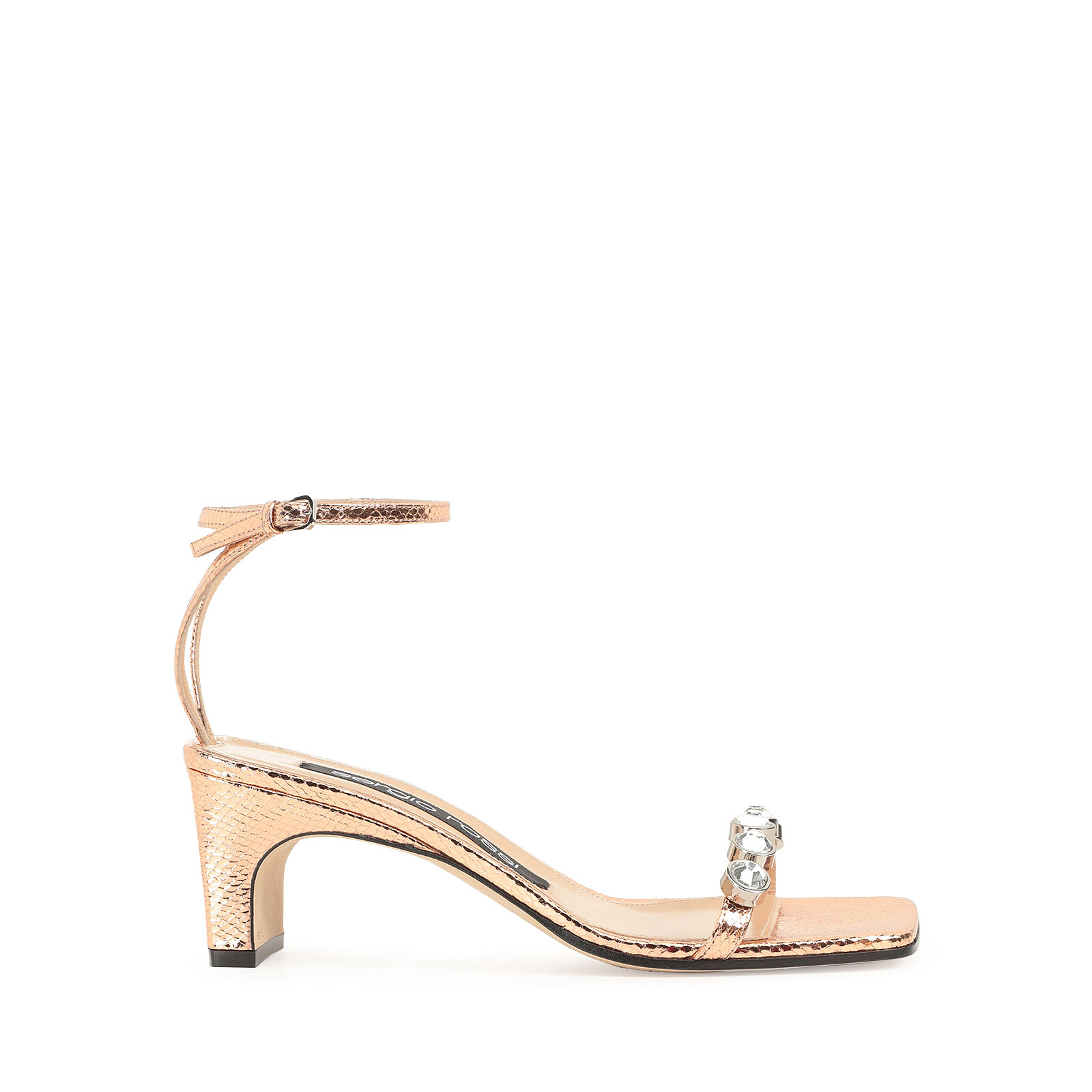 Sandals Metallic Heel height: 60mm, sr1 | Sergio Rossi