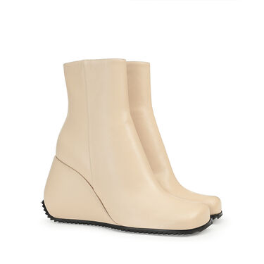 Bottines Blanc Talon haut: 90mm, SI ROSSI - Booties Chalk 2